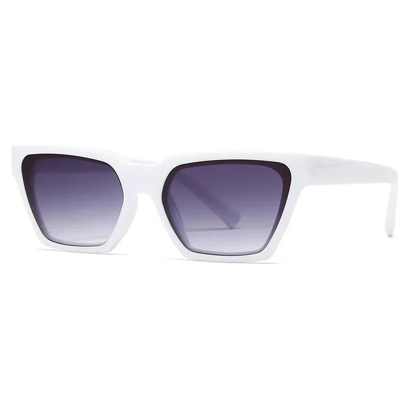 JNPCXI Cat Eye Sunglasses Women Fashion Multicolor Orange Shades UV400 Men Trending Gradient Sun Glasses