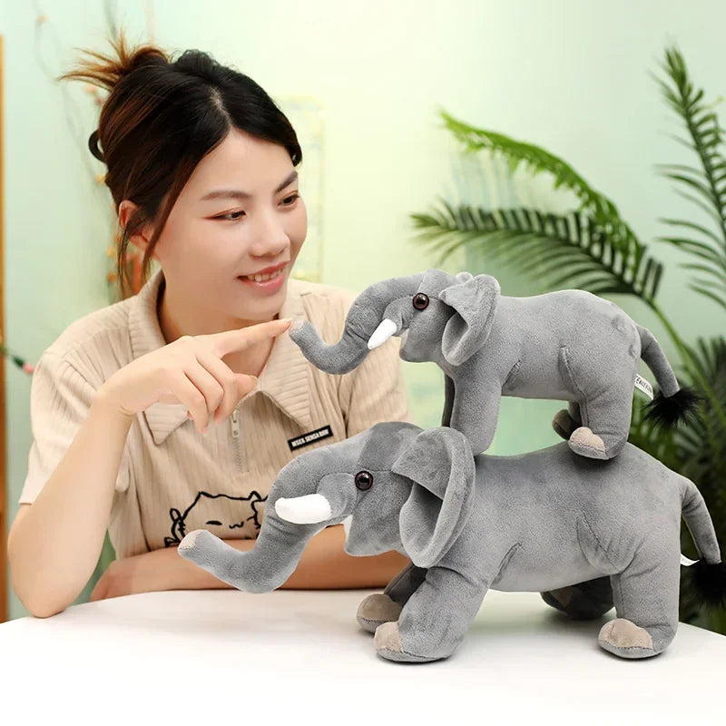 Drop Shipping soft Elephant plush Large Elephant Toys Stuffed Animals Plush Toys Friend Plush Doll Infant Toys Birthday Gift