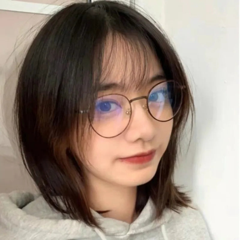Chic Retro Oval Anti Blue Light Glasses for Men & Women