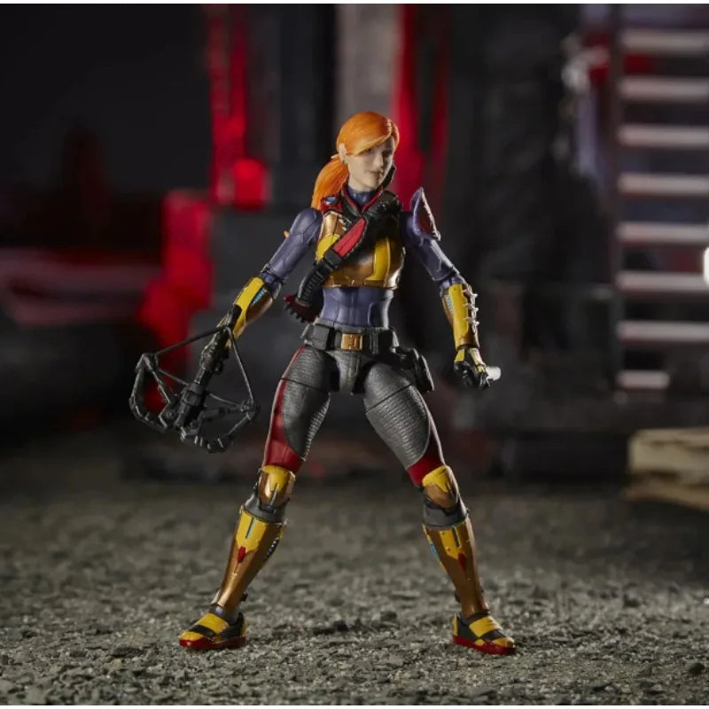Original Hasbro G.I. Joe Classified Series Scarlett Anime Figure Toy Model Collection