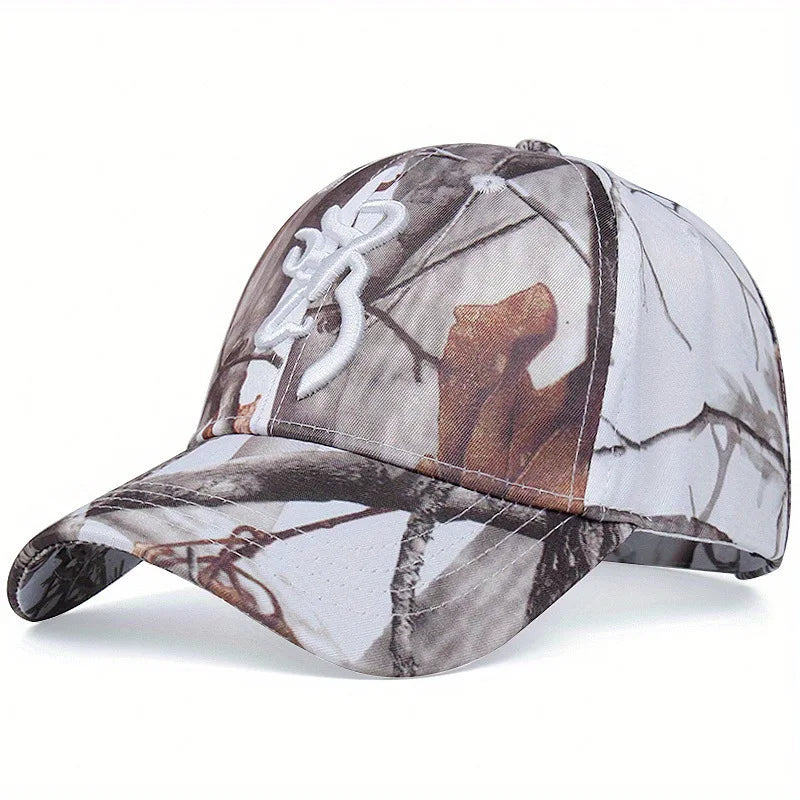Outdoor Camouflage Baseball Cap Quick-Dry Jungle Leaves Sun Hat for Men Women