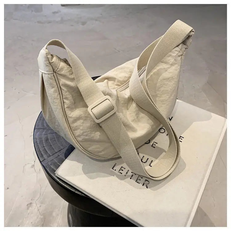 Nylon Waterproof Messenger Bag, Dumpling Multi-color High-quality Shoulder Bags