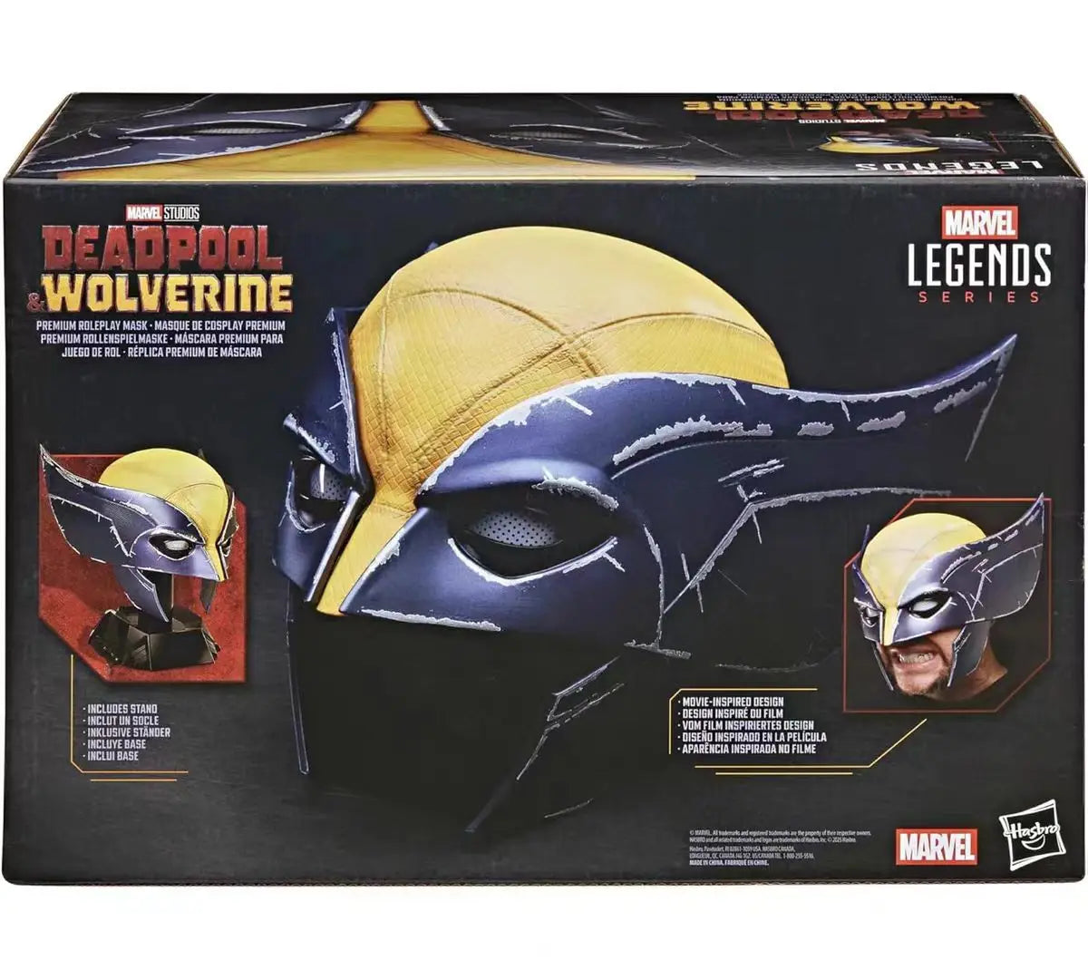 Original Hasbro Marvel Legend Series WOLVERINE Helmet Mask Action Toys Figure Model Ornaments