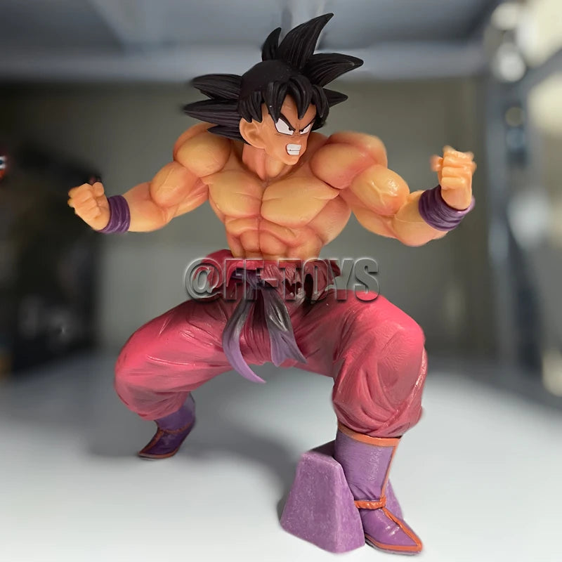 Dragon Ball Figure Goku Kaioken Saibaiman Son Gohan Vegeta Nappa PVC Action Figures Collection Model Toys for Children Gifts