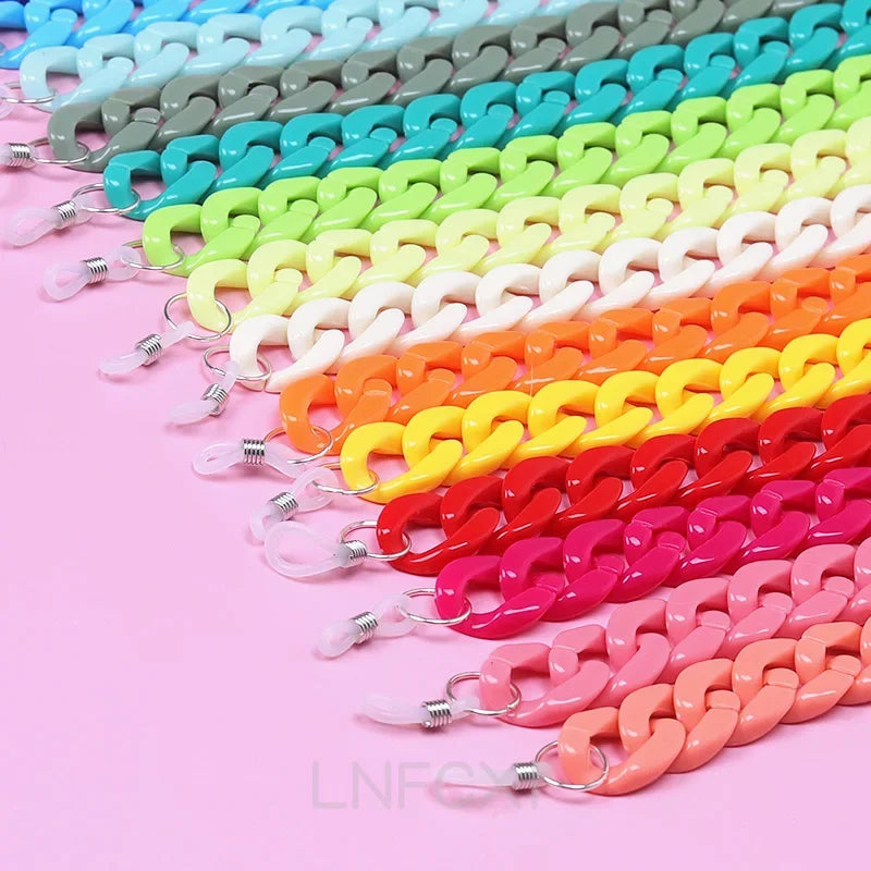 JNPCXI Fashion Acrylic Sunglasses Chains Lanyard Women Men Anti-slip Reading Glasses Chain Cord Neck Strap Rope Fast Shipping