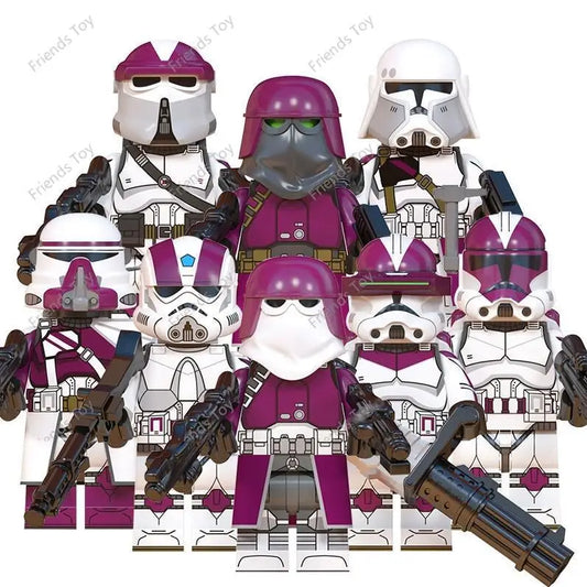 8pcs Anakin Darth Vader Obi-Wan Cal Kestis Jedi Star Wars Mini Man Figures M28