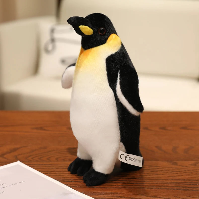 Cute  Chubby Polar Penguin Plush Toy Stuffed Fullfil Soft Real Life Animal Doll Home Decoration Birthday Gifts Emperor Penguin