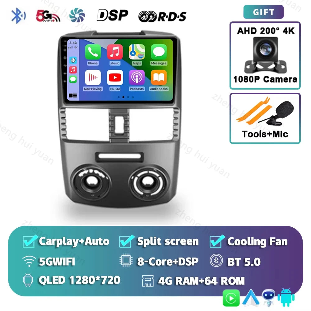 Android 15 For Toyota Rush J200 1 2006 - 2018 2K QLED Android Car Radio Multimedia Video Player GPS stereo CarPlay Head Unit 4G
