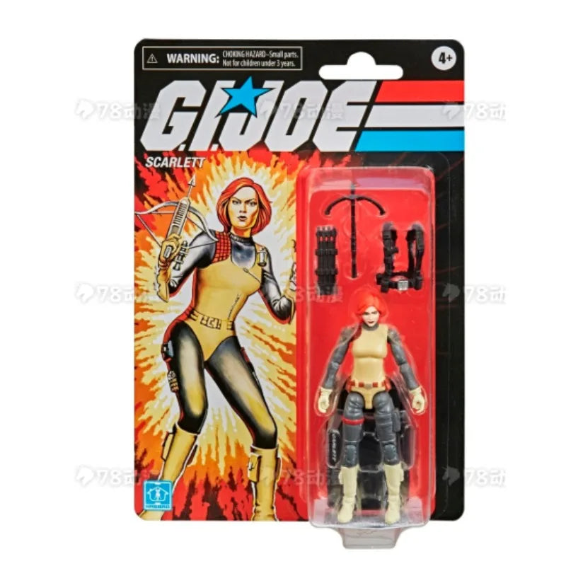 Original Hasbro G.I. Joe Classified Series SCARLETT Anime Figures Toys Models Collection