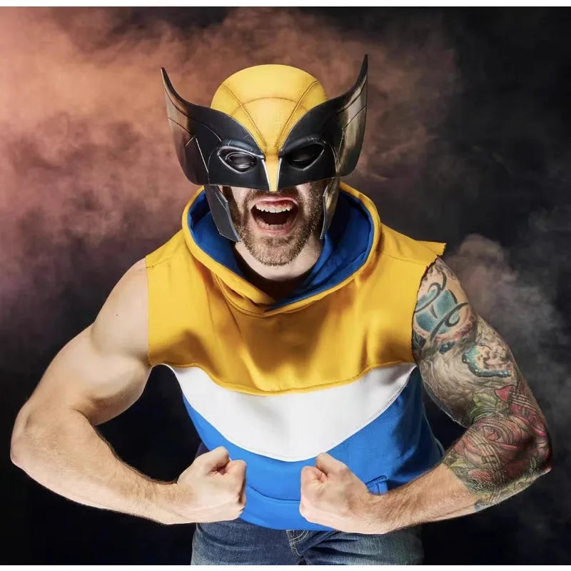 Original Hasbro Marvel Legend Series WOLVERINE Helmet Mask Action Toys Figure Model Ornaments