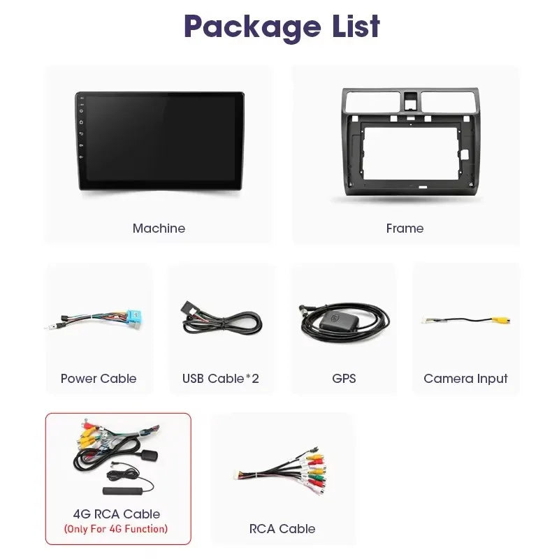Android Radio For suzuki yuyan 2003-2010 wireless carplay car multimedia player car radio playback tool GPS/DSP