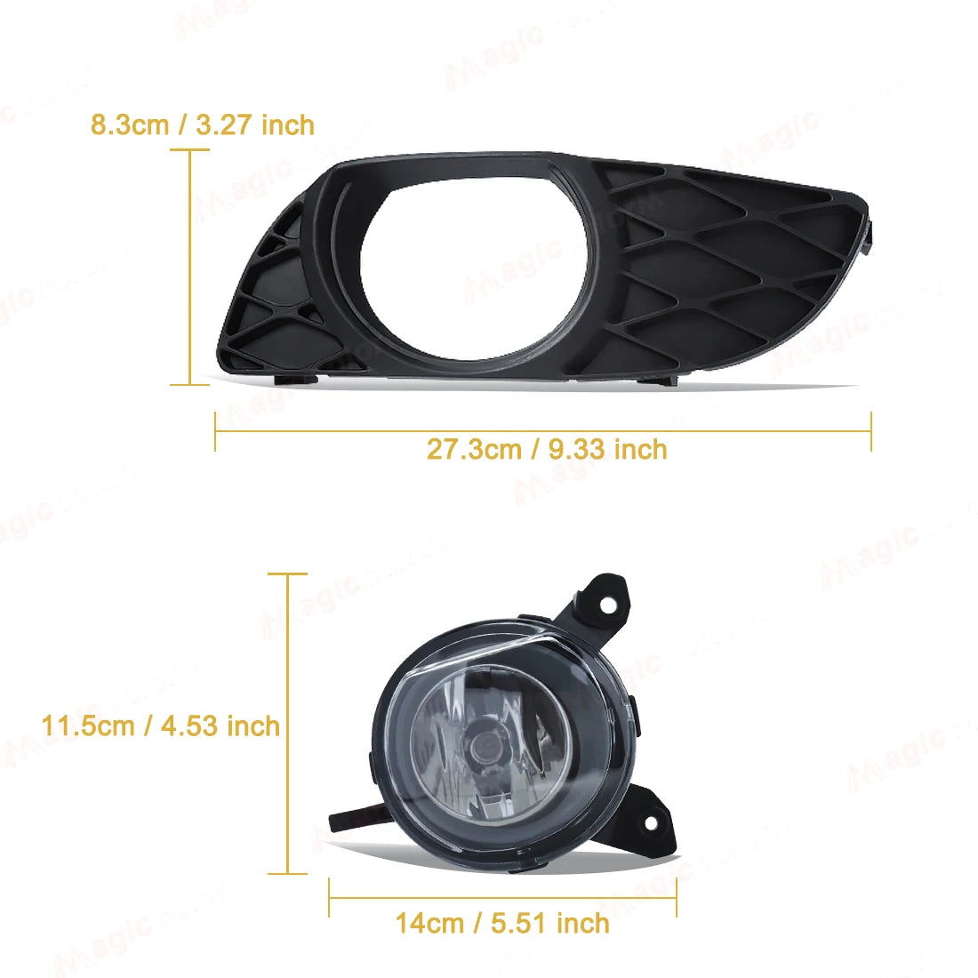 For Toyota Yaris VITZ 2003 2004 2005 2006 Fog Lamps LED Halogen Car Front Bumper Foglights with Frame Covers Wires Relay 12V
