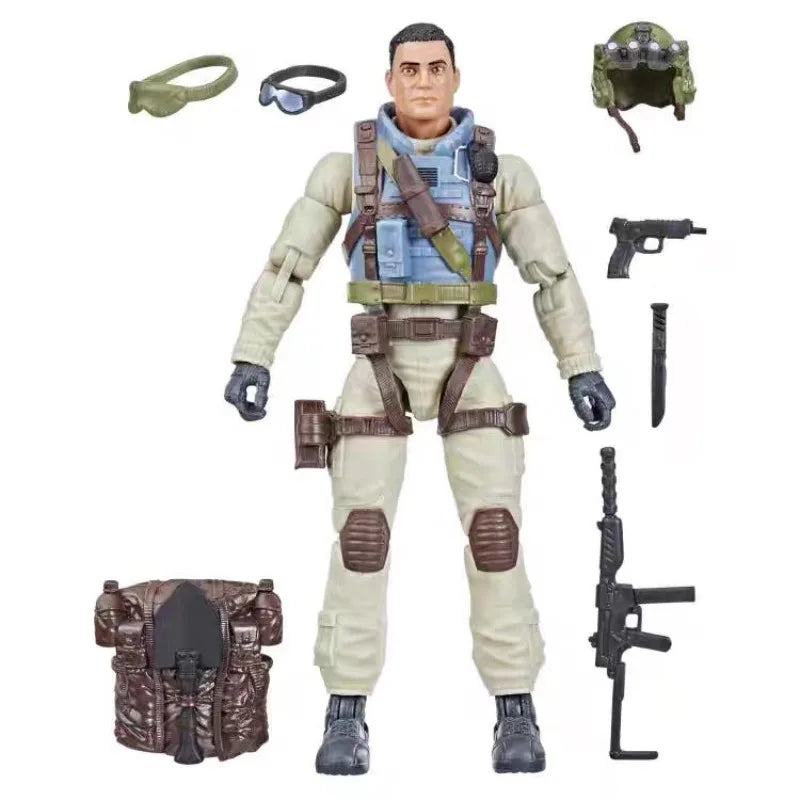Original Hasbro G.I. Joe Classified Series 6" 115 Franklin Airborne Talltree Action Figure Collection Toys Ornaments