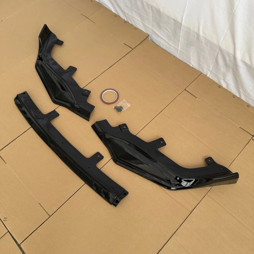 For Lexus IS200t IS300 IS350 2017-2020 F-sport Front Bumper Diffuser Lip Spoiler Body Kits Splitter Exterior Parts Accessories