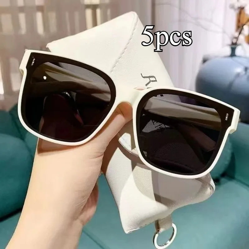 Fit Over Glasses Men Women UV400 Wear Sunglasses Foldable Myopia Glasses Cover  Sunglasses