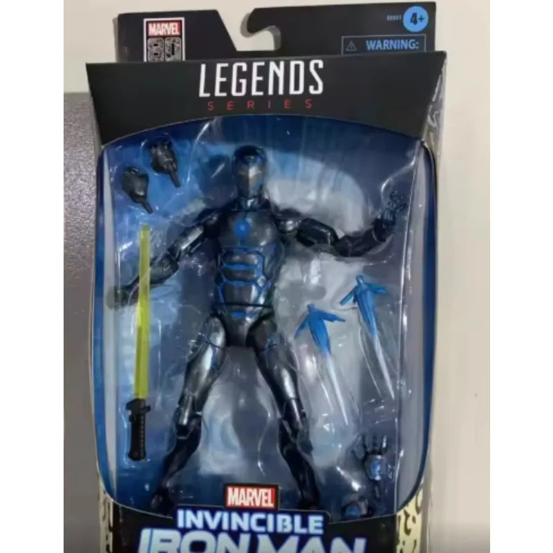 Original Hasbro Marvel Legends Series Invincible Iron Man Anime Figure Toys Collection Ornaments