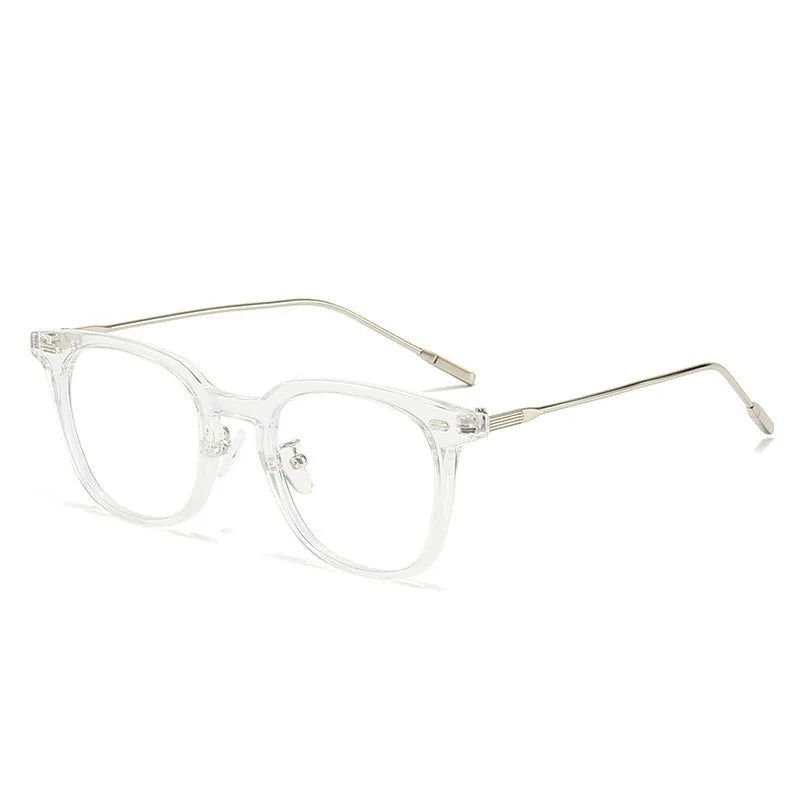 Anti Radiation Eyeglasses Square Computer for Women Men Replaceable Lens