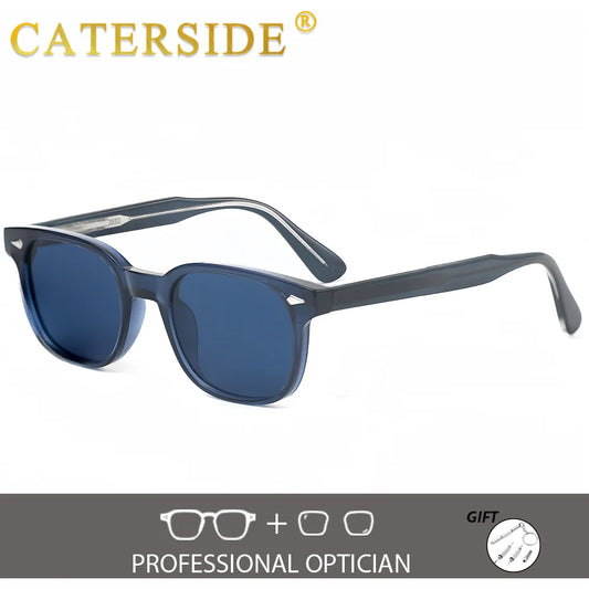 CATERSIDE Men's Sports Optical Sunglasses Private Customization Square Lenses Prescription Eyeglass Outdoor Hiking Glasses UV400