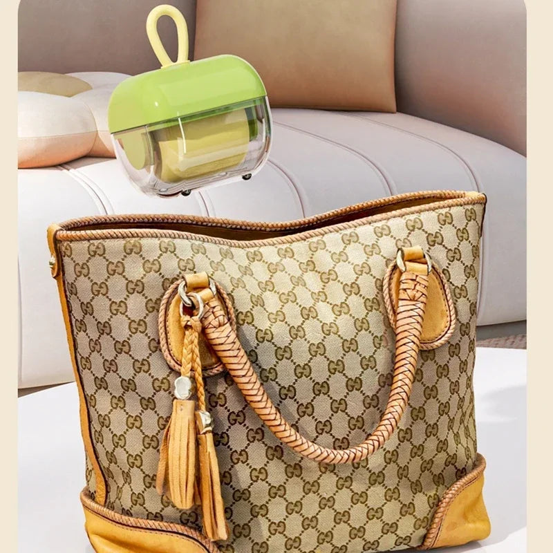 Clothes Hair Sticky Roller Pet Hair Dust Removal, Portable Washable Hair Roller