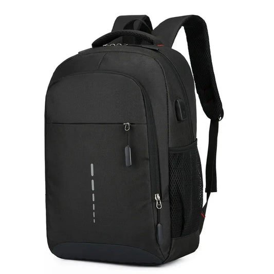 Ultra Lightweight Men' Waterproof Backpack USB Charging Travel Laptop Phone Bag
