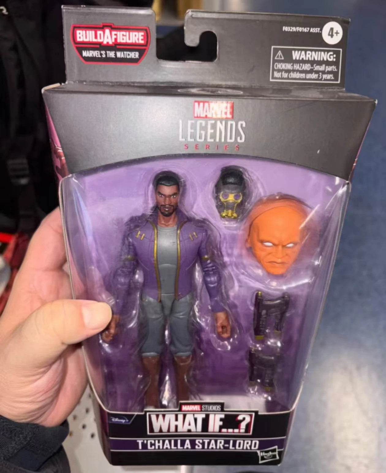 Original Hasbro Marvel Legends Series WHAT IF T'CHALLA STAR-LORD Anime Figure Toy Model Collection