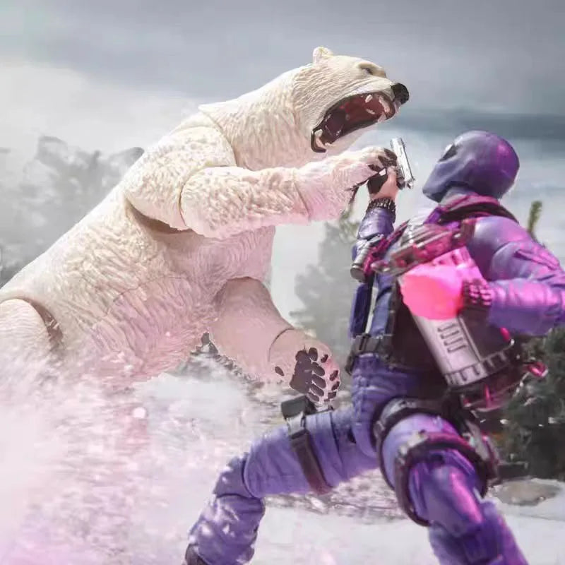 Original Hasbro G.I. Joe Classified Series #161 Snake Eyes & Polar Bear Action Figures Toys Models Collection