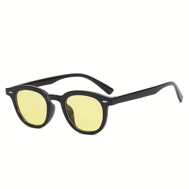 Women's Glasses Simple Elliptical Frame Glasses Lightweight for Daily Wear Elegant and Simple Facial Styling
