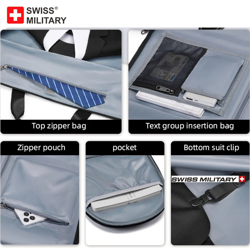 SWISS MILITARY Handheld XL Capacity Multifunction Luggage Anti-Water Travel Bag