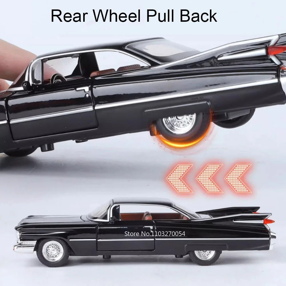 1:32 Eldorado BYD U9 Alloy Sports Car Model Ornament Toy Sound Light Pull Back Doors Opened Miniature Vehcie Boy Collection Gift