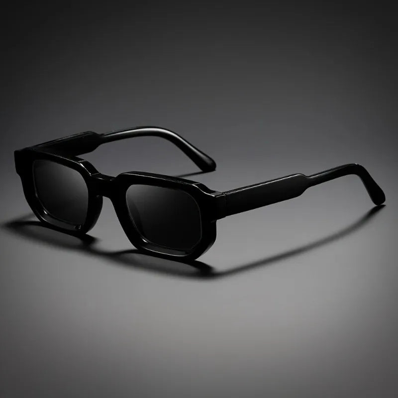 Men Vintage Rectangle Frame Sunglasses Fashion Retro Sun Glasses Luxury Brand Design UV400 Shades Eyewear Women Goggles