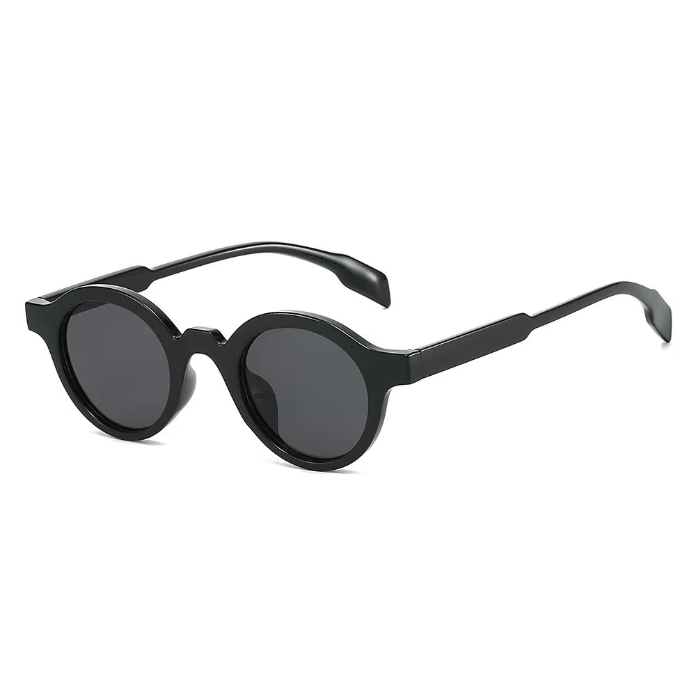 JNPCXI Retro Small Round Women Sunglasses Fashion Gradient Shades UV400 Punk Men Yellow Green Sun Glasses