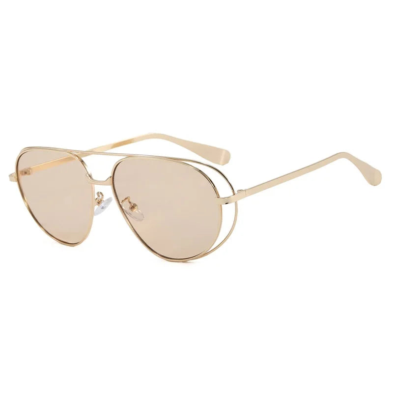 JNPCXI New Fashion Luxury Round Sunglasses for Women Men High Quality Trending Shades UV400 Eyewear
