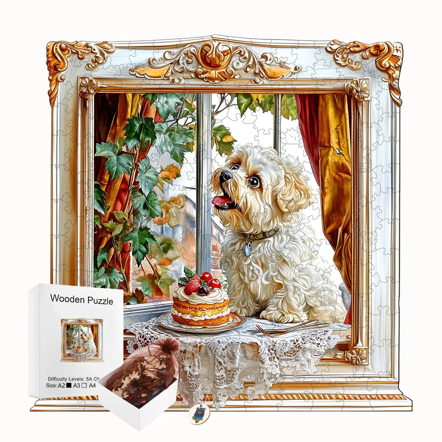 Fantasy Style Wooden Jigsaw Puzzle Wood Home Decor Painting Christmas and Halloween Gift Toy For Teen And Kid
