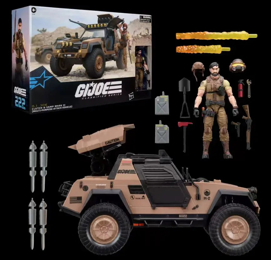 【Pre Sale】Original Hasbro G.I. Joe Classified Series CLUTCH / VAMP MARK II (MULTI- PURPOSE ATTACK VEHICLE) Action Toy Figure