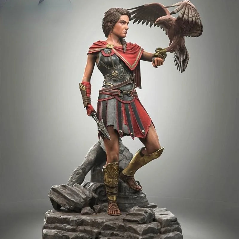 1/24 Scale Resin Figure Sparta Female Warrior Historical Unassembled Unpainted