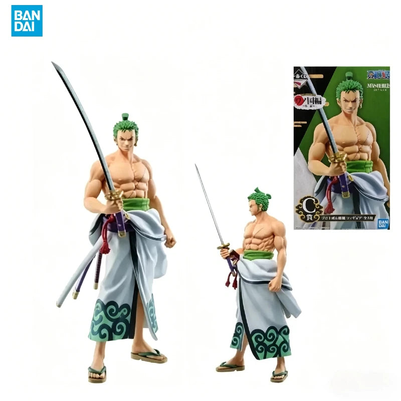 【IN STOCK】Original Bandai Ichiban Kuji One Piece Wano Country Roronoa Zoro Zorojuro C Prize Masterlise Expiece Figure
