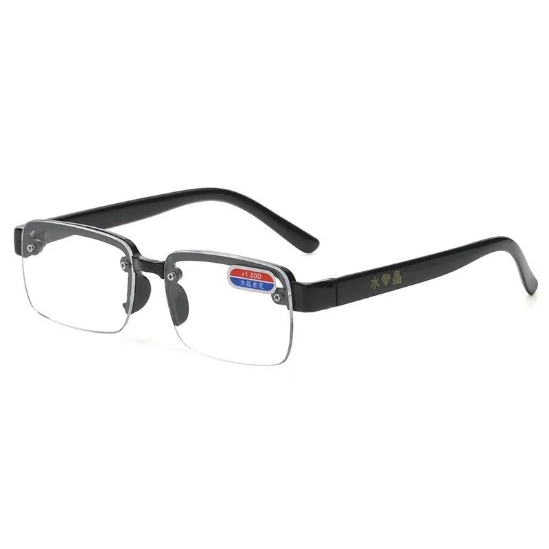 Reading Glass Natural Crystal Lenses for Men and Women with Grade+1.0~+4.0 Eye Protection Glasses