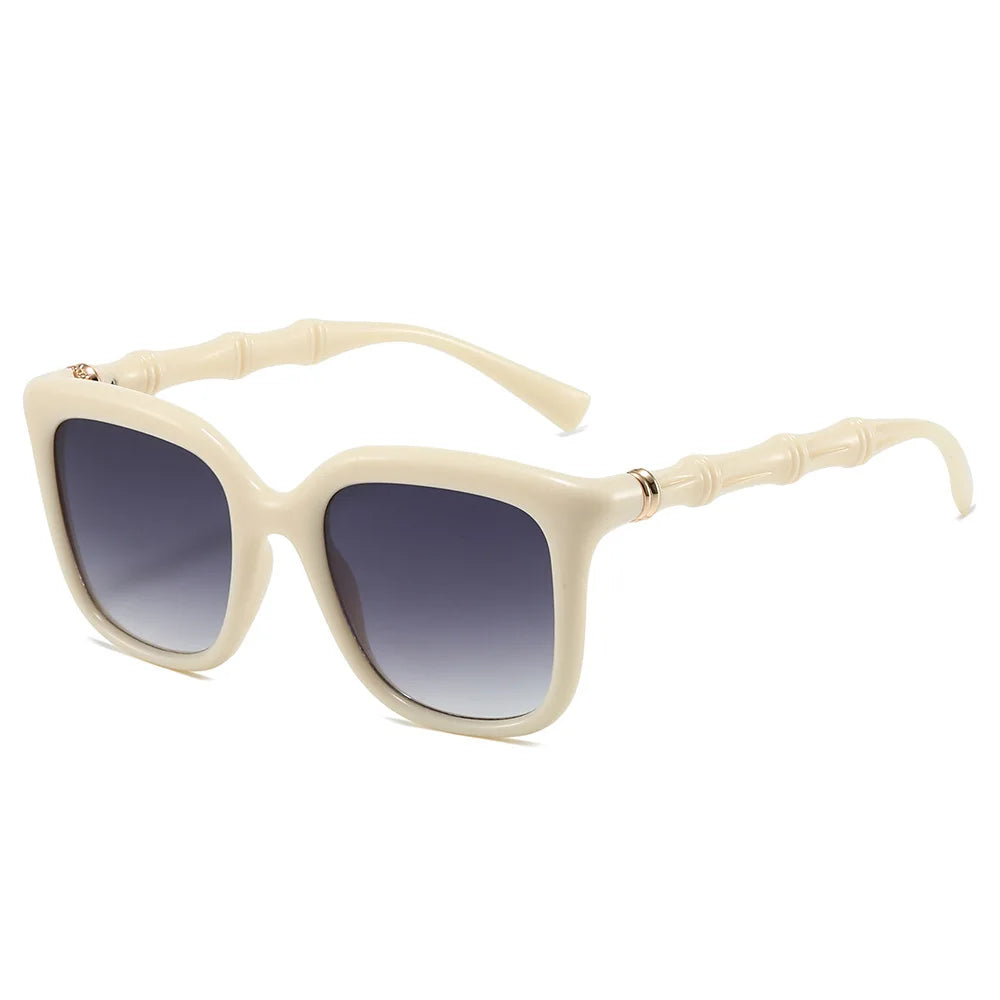 JNPCXI Luxury Square Sunglasses Women Men Gradient Lens Multi-color Shades for Driving Travel Beach