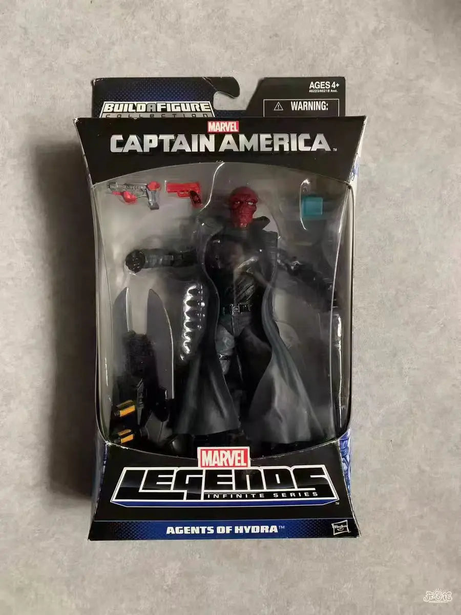 Original Hasbro Marvel Legends SPIDER-MAN/DARK BEAST/DEADPOOL/DEATHLOK/CAPTAIN AMERICA/WINTER SOLOIER/ WAR MACHINE Anime Figure