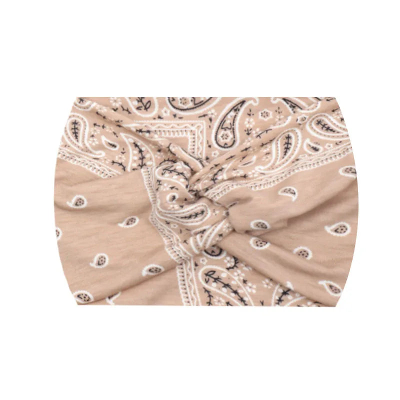 Widening 18 CM stretch printed sports sweatband headband headscarf hairband hair tie hair accessories