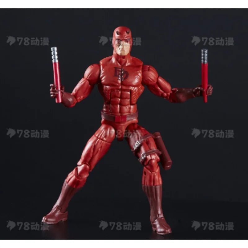 Original Hasbro Marvel Legends Series The Defenders Daredevil & Jessica Jones & Luke Cage & Iron Fist Anime Figure Toy Model