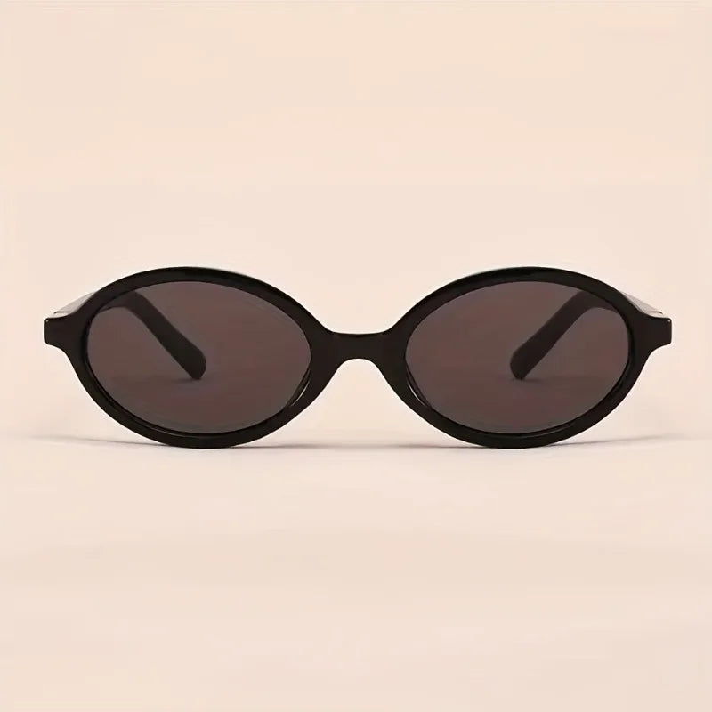 1 piece Set of Simple Oval Shaped Women's Glasses Suitable for Both Men and Women Leopard Print Retro Women's Glasses
