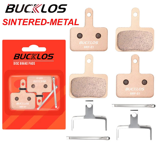BUCKLOS Bicycle Disc Brake Pads for Shimano B01S/B03S/B05S-RX Sintered-Metal Mtb Bike Hydraulic Brake Pad Durable Cycling Parts