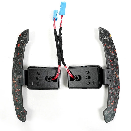 Magnetic Carbon Fiber Paddle Shifters Steering Wheel Paddles For BMW M Models F80 F82 F83 F87 F90 X Models F15 F16 F25