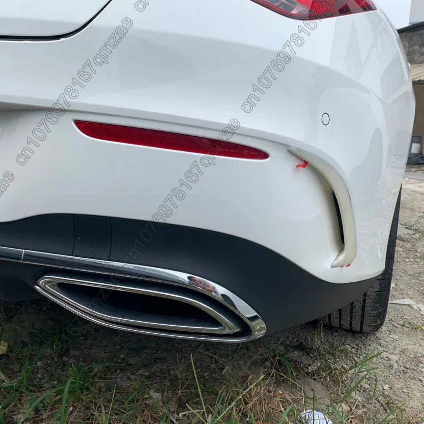 Car Rear Bumper Side Spoiler Canards Vents Cover Trim For Mercedes Benz CLA Class W118 C118 CLA200 220 250 260 45 AMG 2013-2019