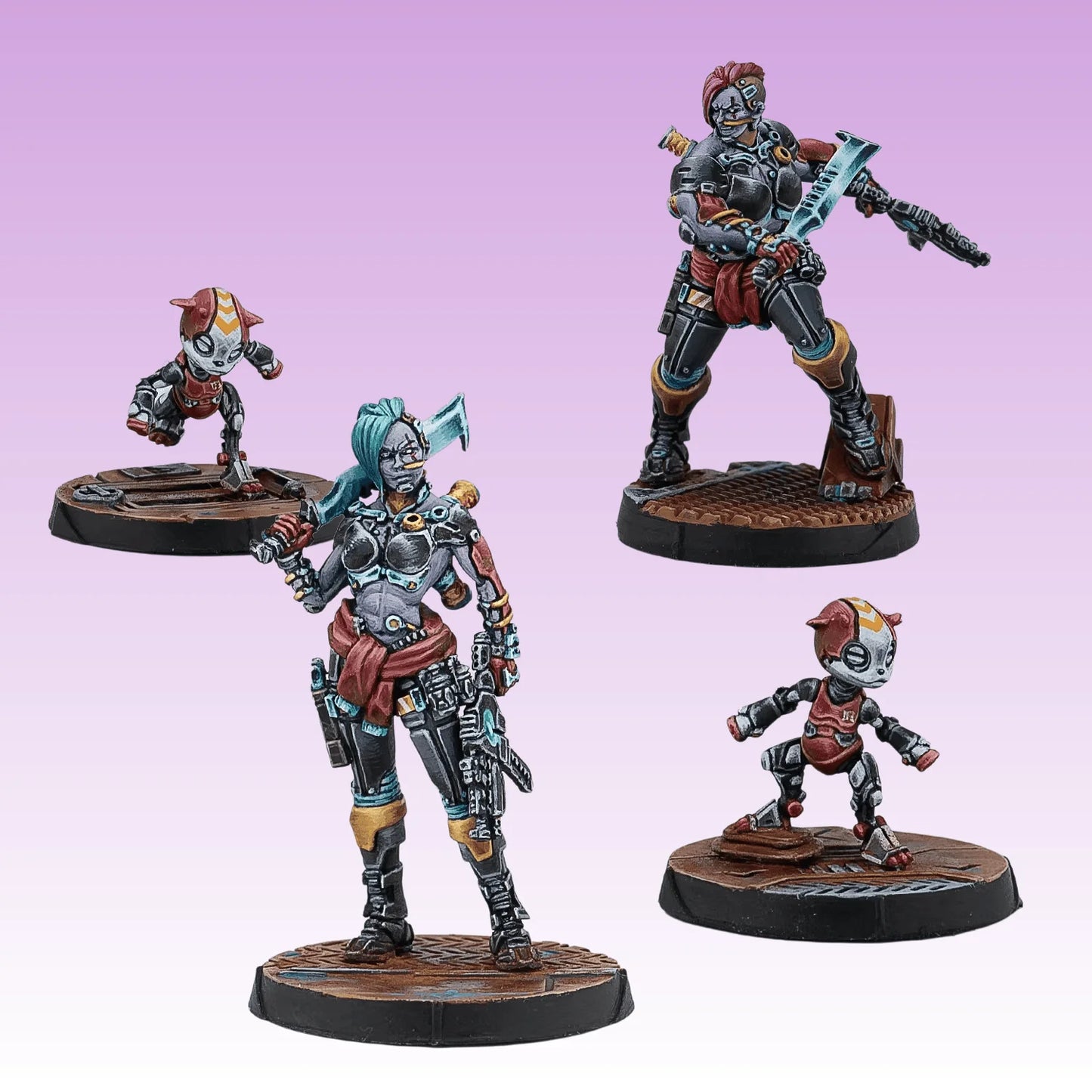 Die-cast Resin Model Assembly Kit, GK, Resin Nomad 4 People, Unpainted (base Included)