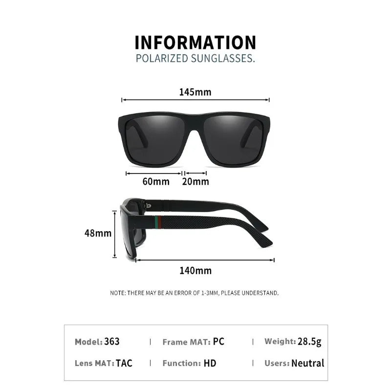 Square Men Sunglasses Big Frame Sunglasses Women Fashion Sun Glasses Female Drive Beach Eyewear Uv400 Glass