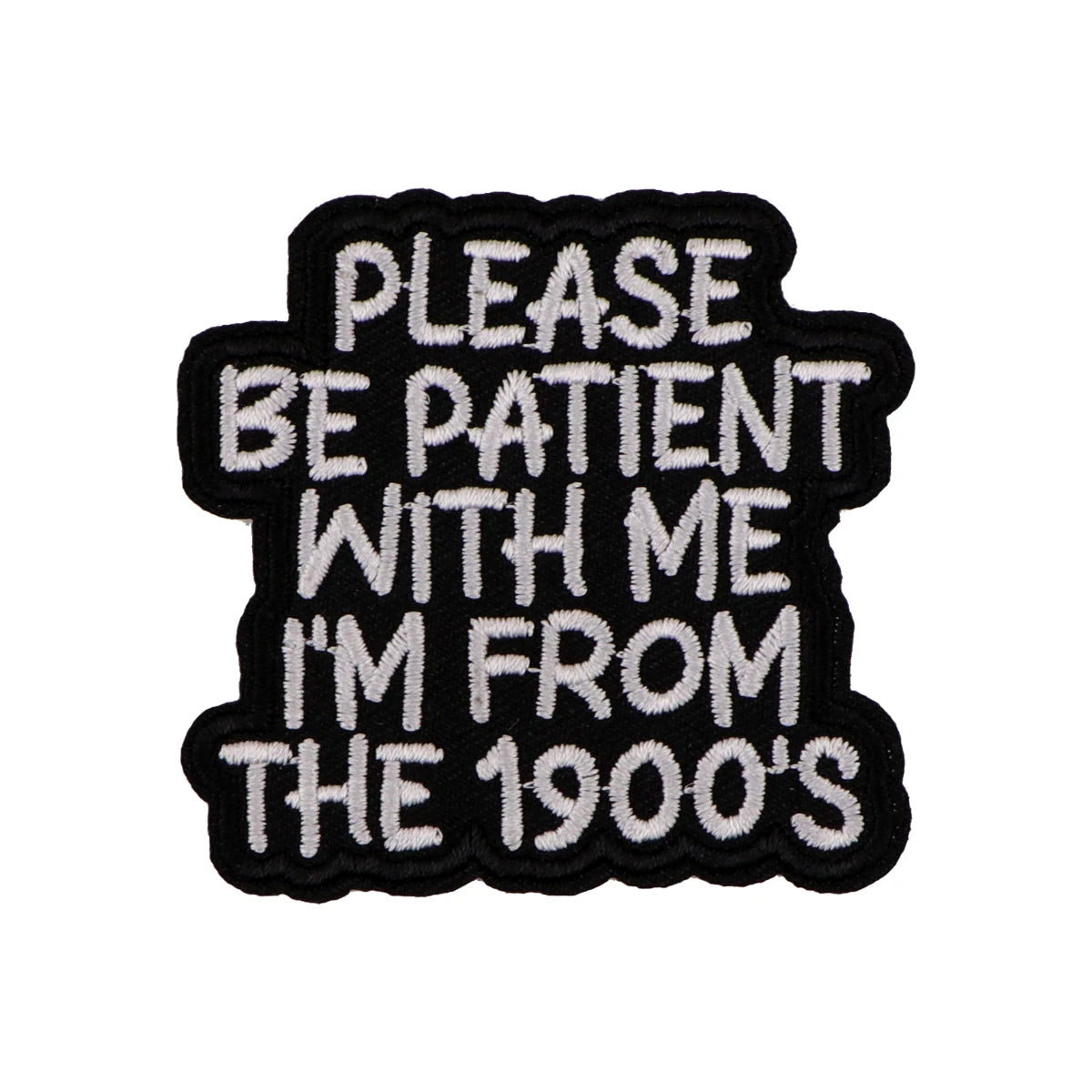 I'M AN ADULT Embroidery Patch Funny Quotes Iron On Patches For Clothing Thermoadhesive Patches On Clothes DIY Sew Badges