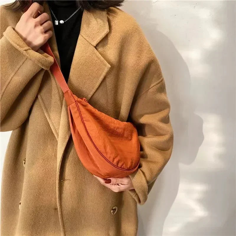 Nylon Waterproof Messenger Bag, Dumpling Multi-color High-quality Shoulder Bags