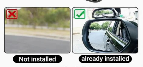 360 Degree Adjustable Wide Angle Side Rear Mirror Blind Spot Convex Mirrors for Car Reverse Parking Auxiliary Rear View Mirror